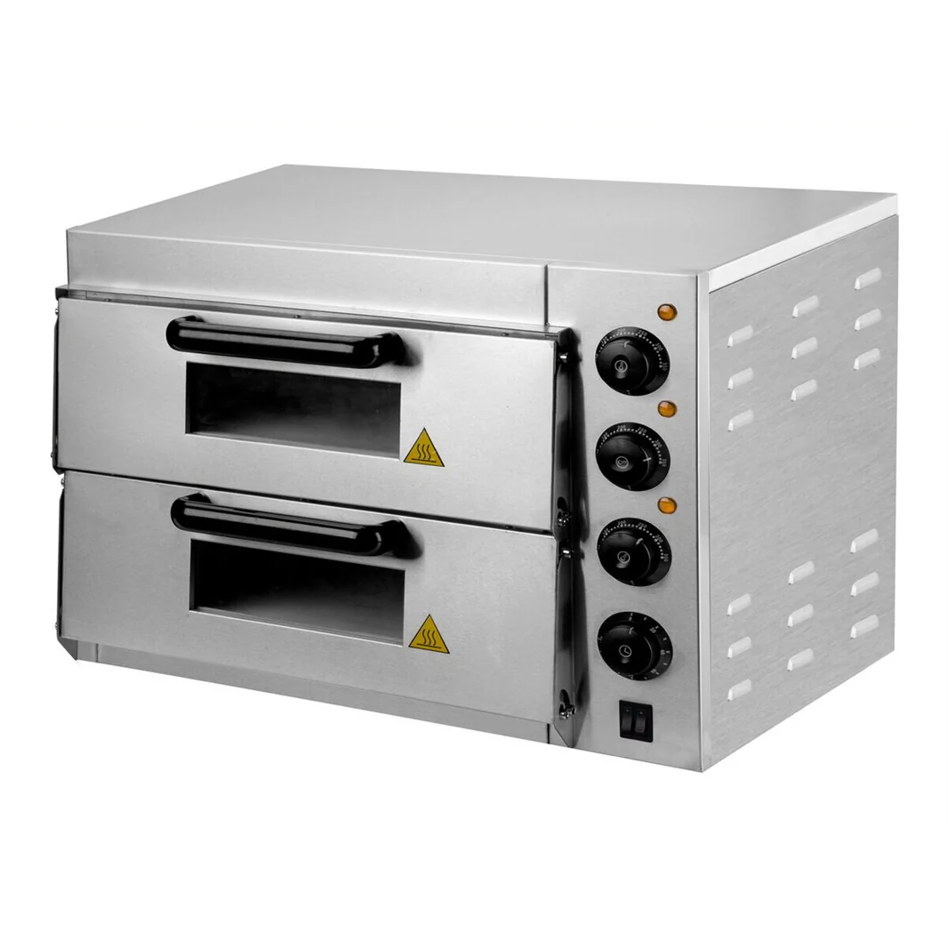 Twin Deck Pizza Oven 20" – Commercial Electric Pizza Oven | Quatrone UK | EP2+2