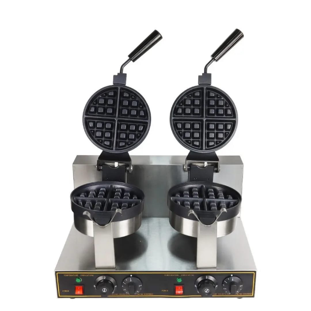 Quatrone Waffle Maker - Double Rotating Belgian Waffles Model:HR-6-2