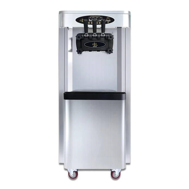 Quatrone Soft Serve Ice Cream Machine 2+1 Flavour 28L - Pre Cooling & Air Pump - HIM-25DB-X